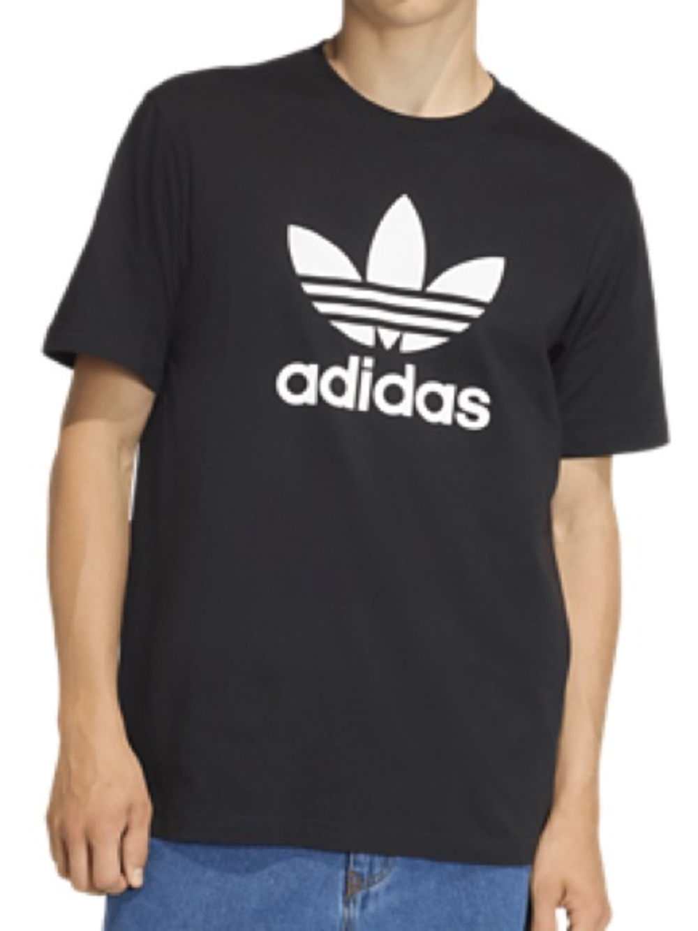 adidas Originals Men’s Black Tee (Size: S)